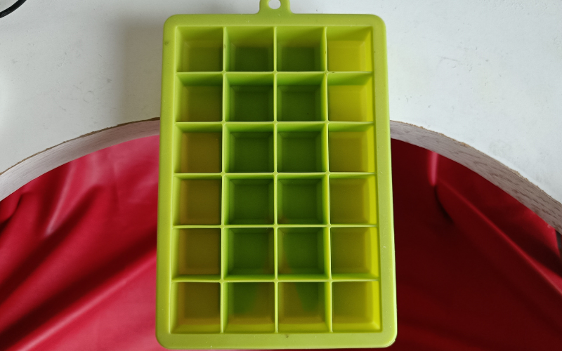 Silicone ice cube mould, squares