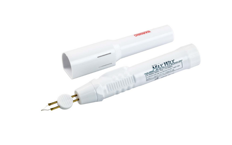 Close up of a max wax heating pen